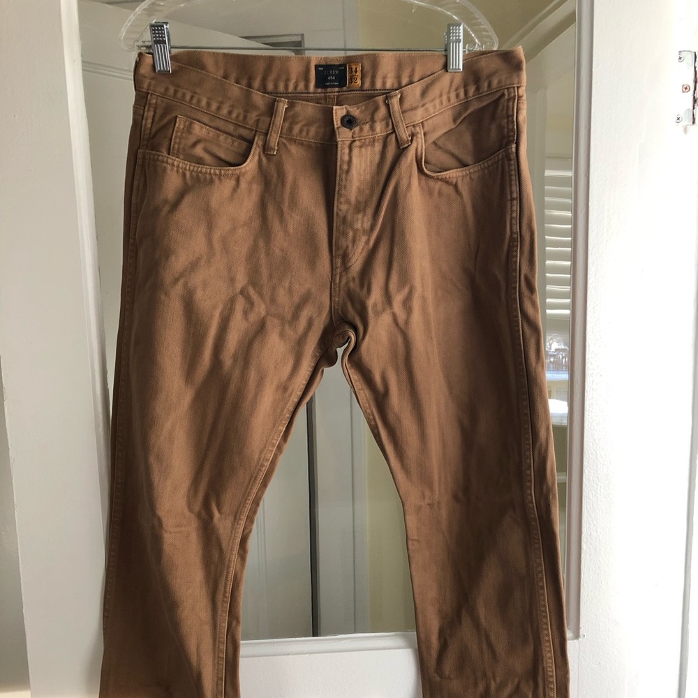 J Crew 484 Slim fit jeans in Sand. 34x32.
